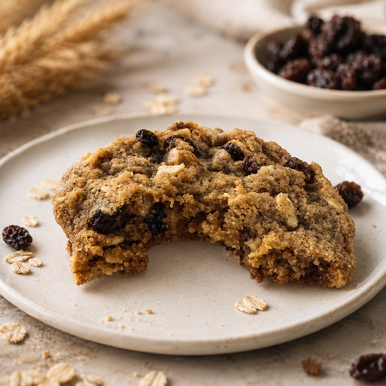 Cinnamon Raisin Cookies (Ancient Grain)