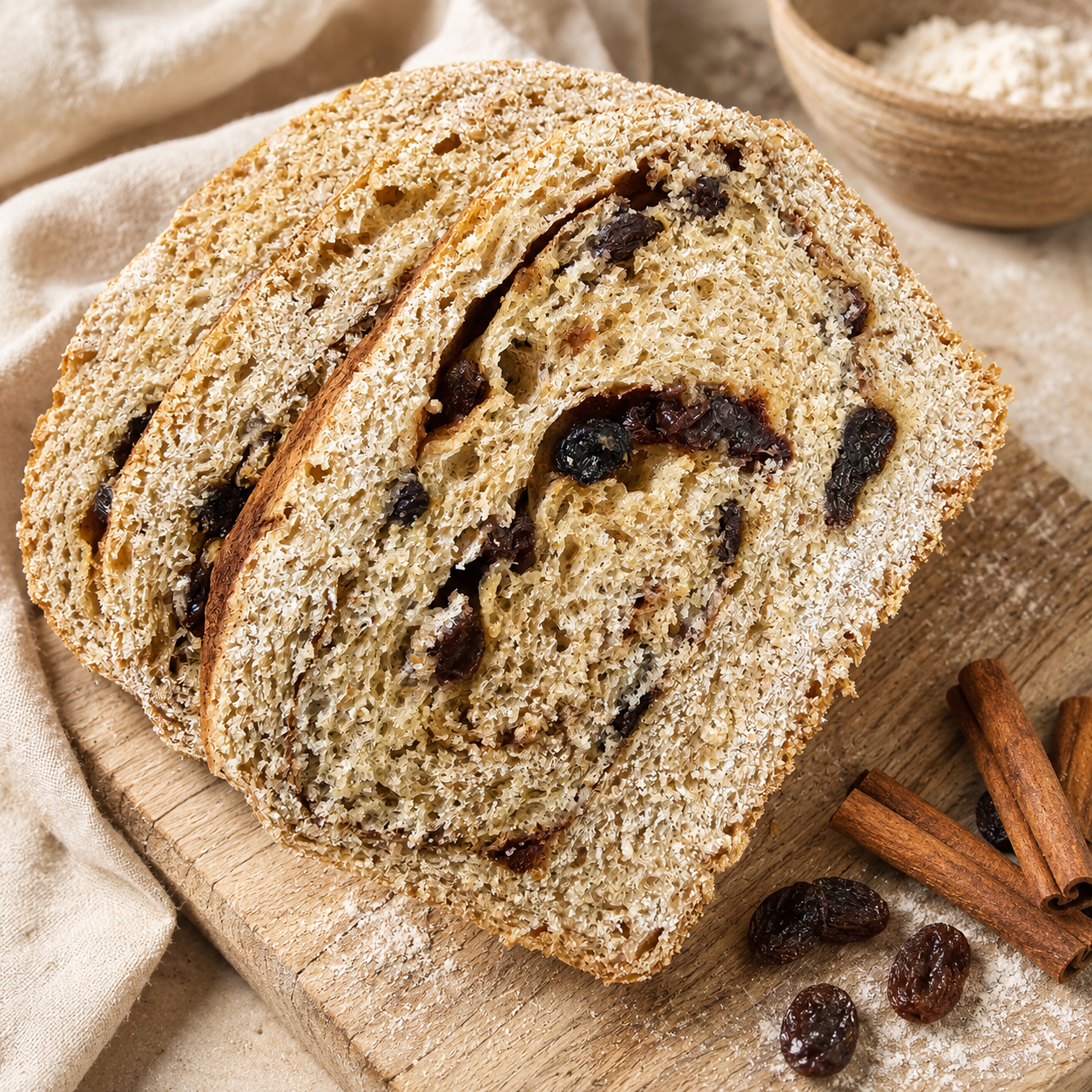 Cinnamon Raisin Bread (Spelt)