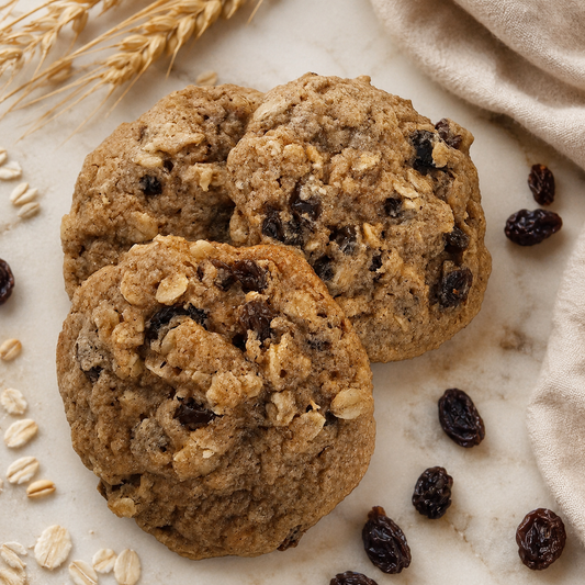 Cinnamon Raisin Cookies (Ancient Grain)